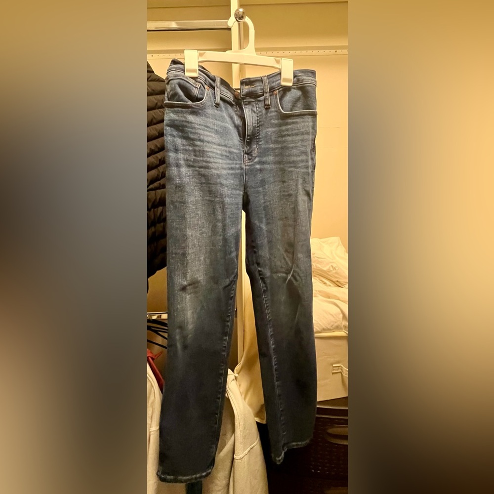 EUC Madewell stovepipe jeans size 30